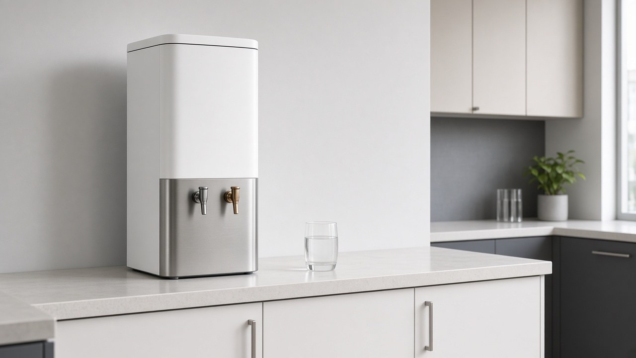 Modern office with water cooler